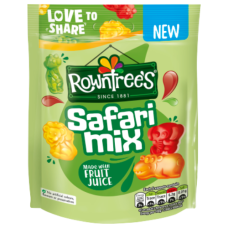 ROWNTREE - SAFARI MIX POUCH - KẸO DẺO HÌNH ĐỘNG VẬT